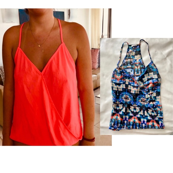 Lily White Tops - BUNDLE OF 2 LILY WHITE TOPS (orange NWT)